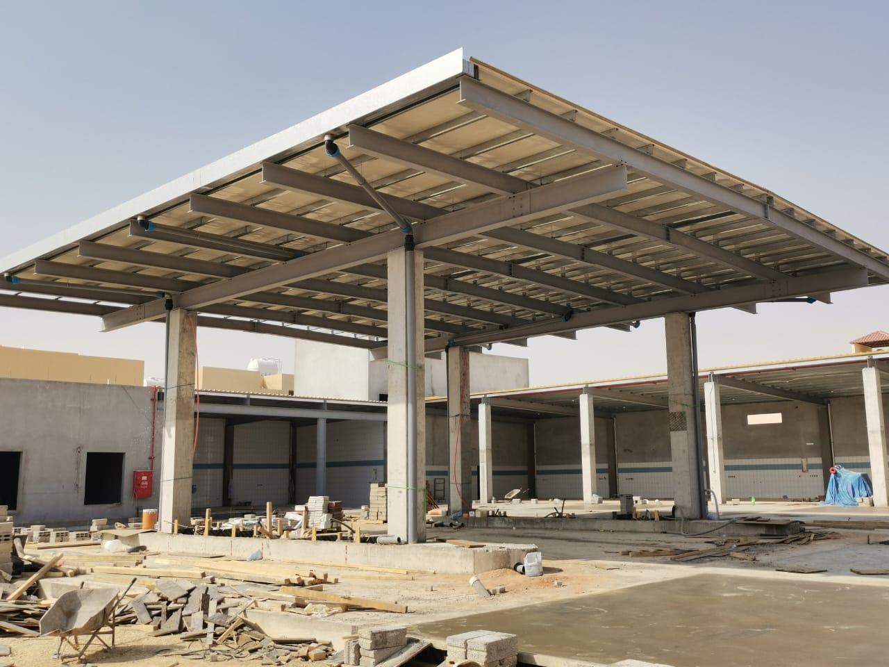 مظلات محطات الرياض